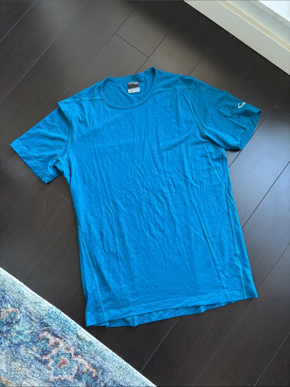 Icebreaker Merino Short Sleeve Crew Tee - Blue Teal